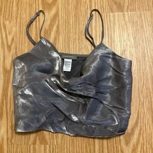 Sans Souci Shimmering Gray Camisole